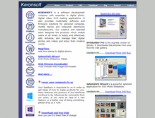 Tablet Screenshot of keronsoft.com